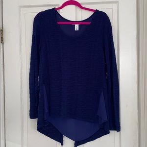 White House Black Market Blue sweater